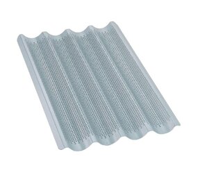 Diamond Bakplaat gn 1 1 voor stokbrood, geperforeerd in aluminium Diamond Bakplaat gn 1 1 voor stokbrood, geperforeerd in aluminium