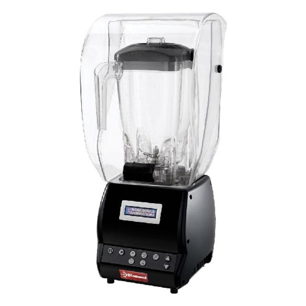 Diamond Professionele mixer met klok, vierkant glas 2 liters, snelheidsregelaar, programmeerbaar | BARMIX/CP-P Diamond Professionele mixer met klok, vierkant glas 2 liters, snelheidsregelaar, programmeerbaar | BARMIX/CP-P