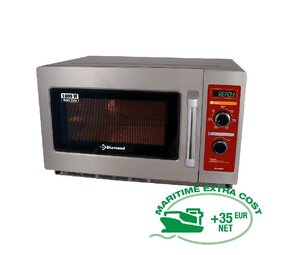 Diamond Microgolfoven in rvs, (gn 2 3),1800 w. (34 lt), mechanisch