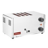 Diamond Elektrische broodrooster, 4 sneden - roestvrij staal