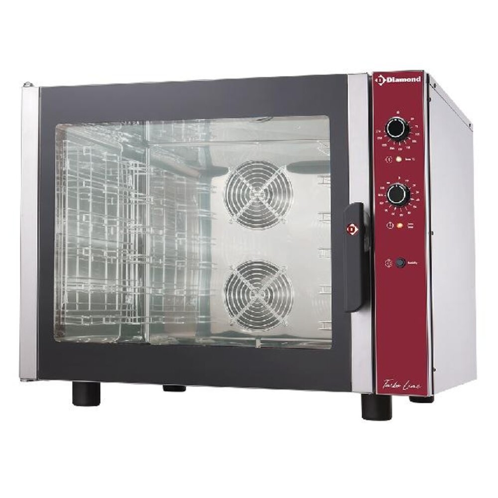 Diamond Elektrische convectieoven, 6x gn 1 1 + manuele bevochtiger | CGE611-BP