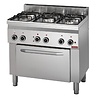 Diamond Gasfornuis 5 branders, elektrische convectieoven 4x gn 1 1 | C5FV6-BP Diamond Gasfornuis 5 branders, elektrische convectieoven 4x gn 1 1 | C5FV6-BP