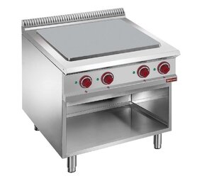 Diamond Elektrisch kookplaat met 4 verlaagde kookplaten op oven gn 2 1