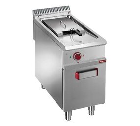 Diamond Elektrische friteuse met 1 kuip van 18 liter op gesloten kast