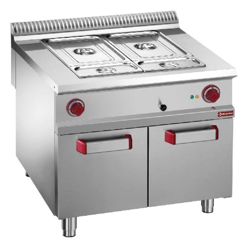 Diamond Elektrische bain-marie 8 gn 1 3 h.150 mm, open kast | E9/BMA8 Diamond Elektrische bain-marie 8 gn 1 3 h.150 mm, open kast | E9/BMA8