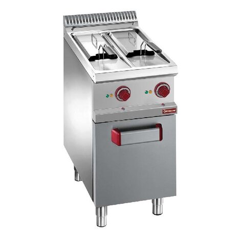 Diamond Elektrische friteuse 2 kuipen van 7 liter op kast | E7/F2V7A4