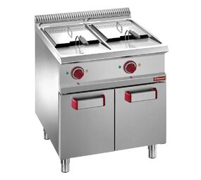 Diamond Elektrische friteuse 2 kuipen 13 liter op kast