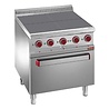 Diamond Elektrisch fornuis 4 verlaagde platen, op oven gn 2 1 | E7/4SPF7 Diamond Elektrisch fornuis 4 verlaagde platen, op oven gn 2 1 | E7/4SPF7