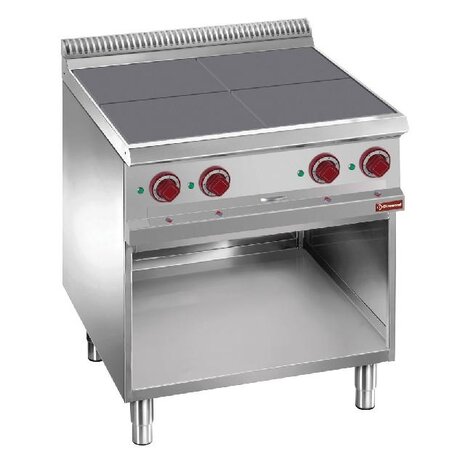 Diamond Elektrisch fornuis 4 verlaagde platen, op open kast. | E7/4SPA7 Diamond Elektrisch fornuis 4 verlaagde platen, op open kast. | E7/4SPA7