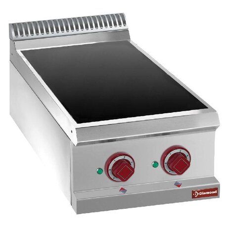 Diamond Elektrische vitrokeramische plaat met 2 warmte zones -top- | E7/2VC4T Diamond Elektrische vitrokeramische plaat met 2 warmte zones -top- | E7/2VC4T