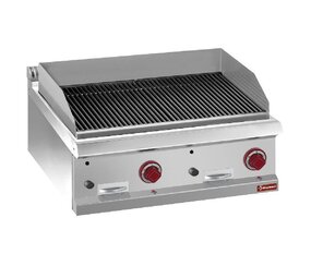 Diamond Lavasteengrill, module 1 1 rooster in gietijzer  dubbelzijdig -top-