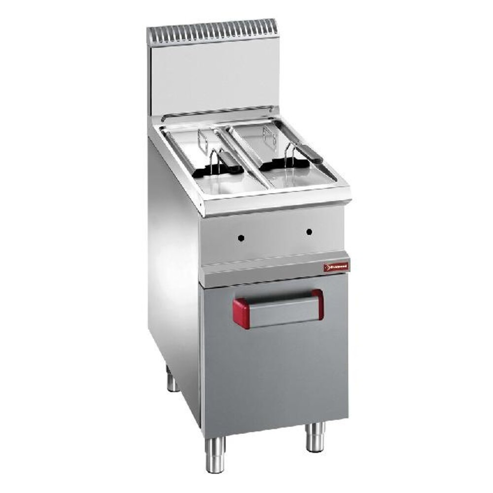 Diamond Gasfriteuse 2 kuipen van 7 liter op kast | G7/F2V7A4 Diamond Gasfriteuse 2 kuipen van 7 liter op kast | G7/F2V7A4