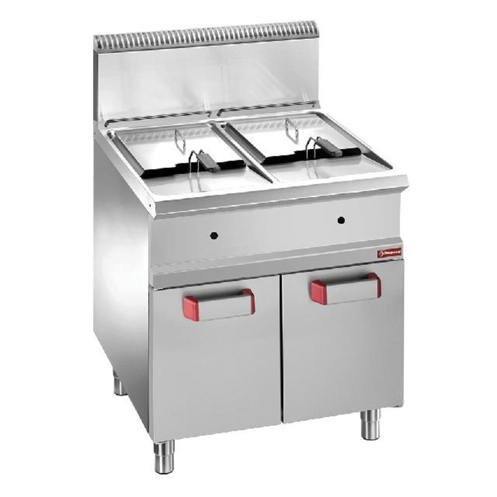 Diamond Gasfriteuse 2 kuipen 14 liter op kast | G7/F28A7