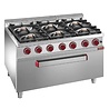 Diamond Fornuis 6 branders, maxi gasoven 1 groote deur | G7/6BFM11 Diamond Fornuis 6 branders, maxi gasoven 1 groote deur | G7/6BFM11