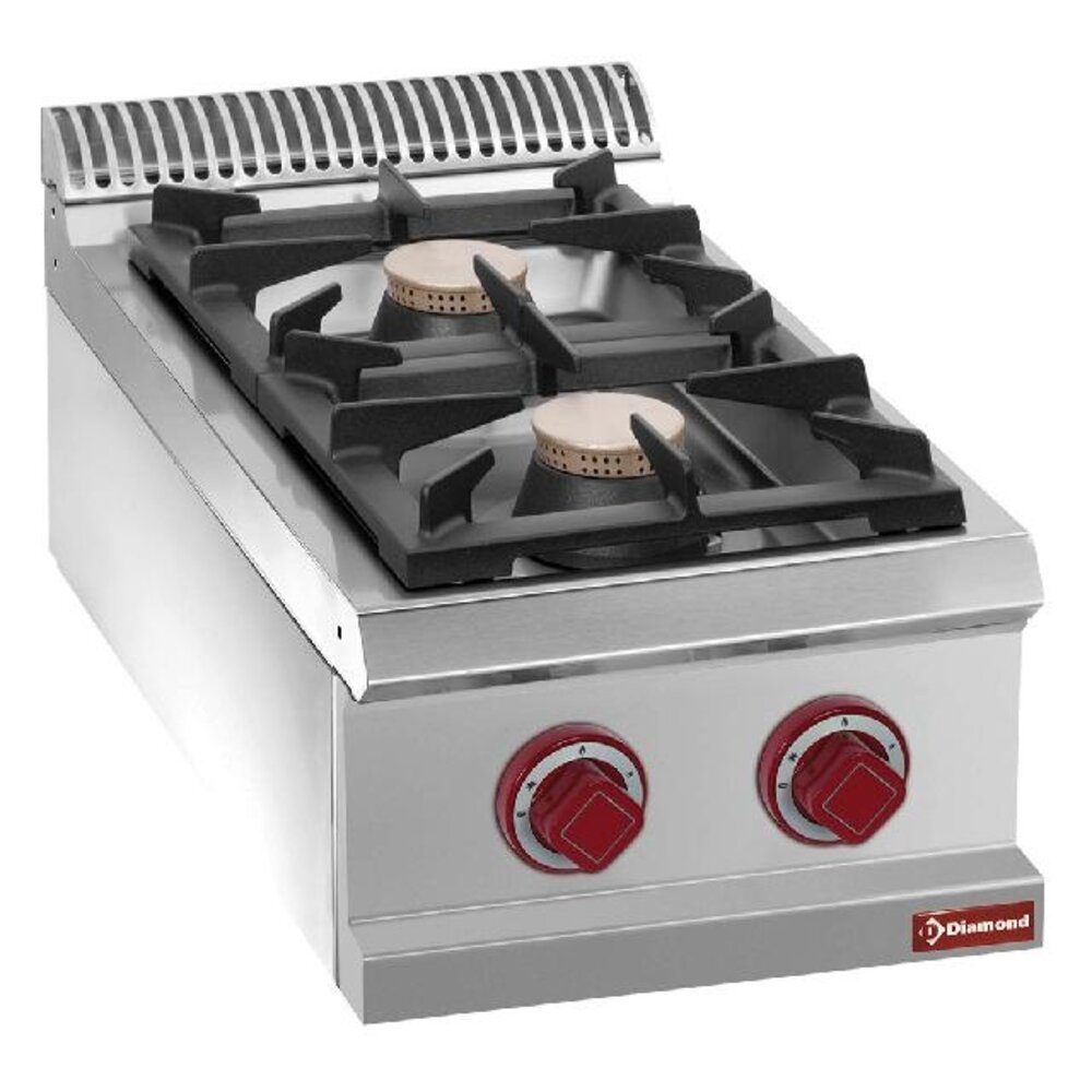 Diamond Gasfornuis 2 branders - top- | G7/2B4T Diamond Gasfornuis 2 branders - top- | G7/2B4T
