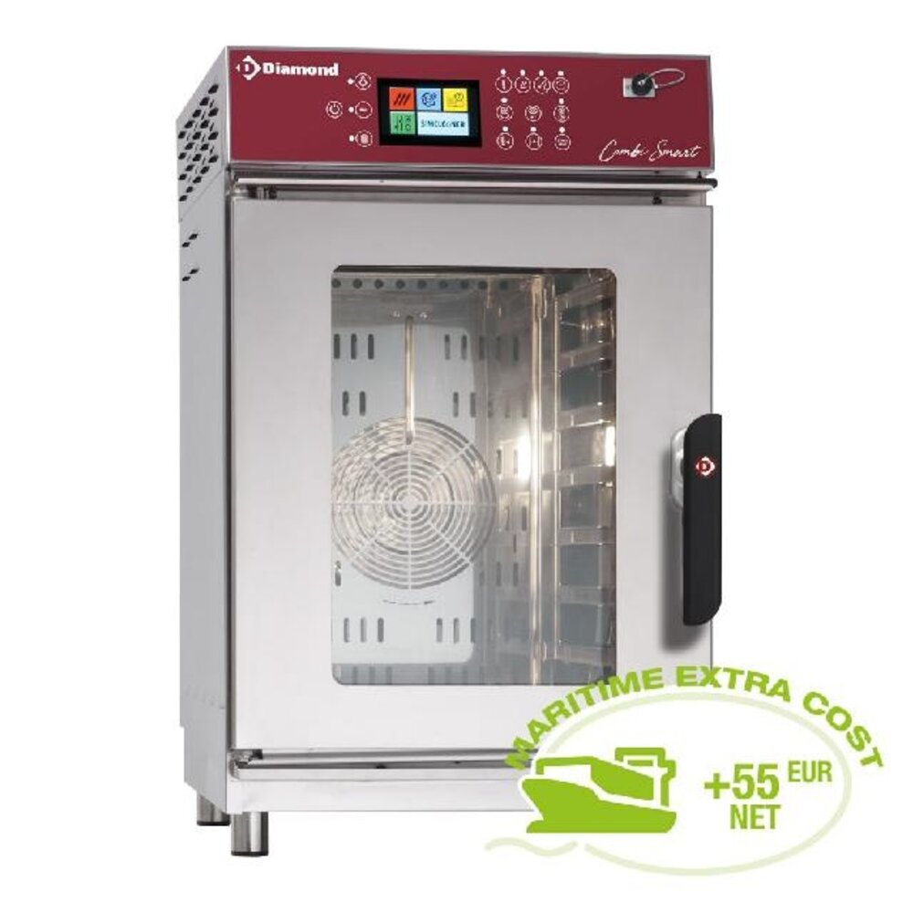 Diamond Elektrische oven stoom convectieoven, 7x gn1 1 touch screen + auto-cleaning | FVS-711/TS Diamond Elektrische oven stoom convectieoven, 7x gn1 1 touch screen + auto-cleaning | FVS-711/TS