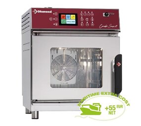 Diamond Elektrische oven stoom convectieoven, 4x gn2 3 touch screen  + auto-cleaning
