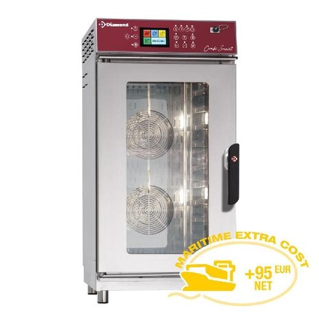 Diamond Elektrische oven stoom convectieoven, 11x gn1 1 touch screen  + auto-cleaning | FVS-1111/TS