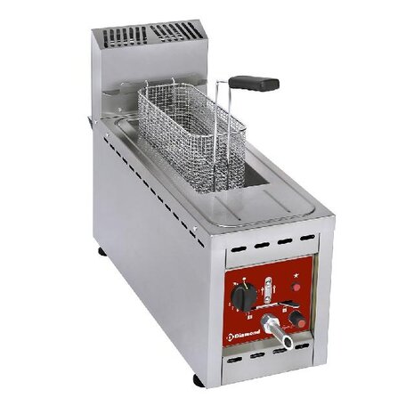 Diamond Gas friteuse 1 kuip 8 lit. - top- | FSM-8GT/S