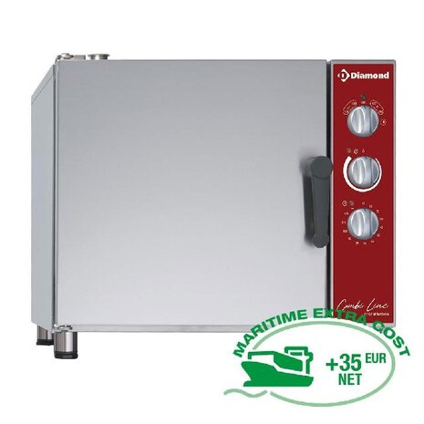 Diamond Elektrische oven, opwarmen en warmhouden, 5x gn 1 1 + bevochtiger | FRU-511/P Diamond Elektrische oven, opwarmen en warmhouden, 5x gn 1 1 + bevochtiger | FRU-511/P