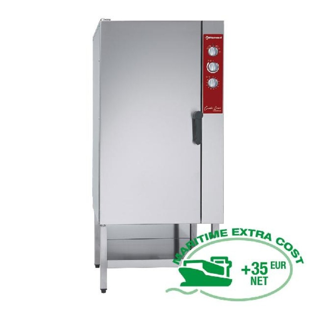 Diamond Elektrische oven, opwarmen en behouden van temperatuur 15x gn 1 1 + bevochtiger | FRU-1511/P