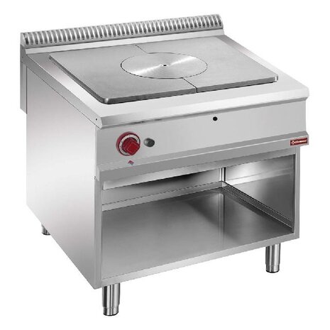 Diamond Gasfornuis met doorkookplaat op open kast | G9/TA8 Diamond Gasfornuis met doorkookplaat op open kast | G9/TA8