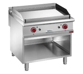 Diamond Vakke bakplaat op gas, module 1 1, op open kast Diamond Vakke bakplaat op gas, module 1 1, op open kast