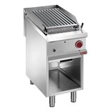 Diamond Gaslavasteengrill, 1 2 module , grille  2 zijden  roestvrij staal , op open kast. Diamond Gaslavasteengrill, 1 2 module , grille  2 zijden  roestvrij staal , op open kast.