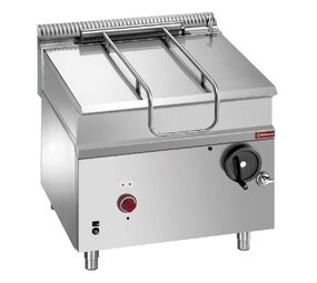 Diamond Kantelbare gasbraadpan, r.v.s. kuip 80 liter op meubel Diamond Kantelbare gasbraadpan, r.v.s. kuip 80 liter op meubel