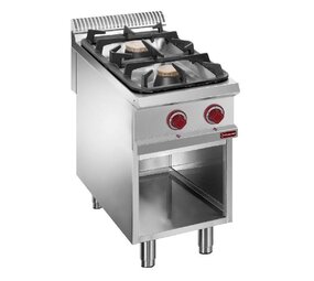 Diamond Gasfornuis met 2 branders, open kast Diamond Gasfornuis met 2 branders, open kast