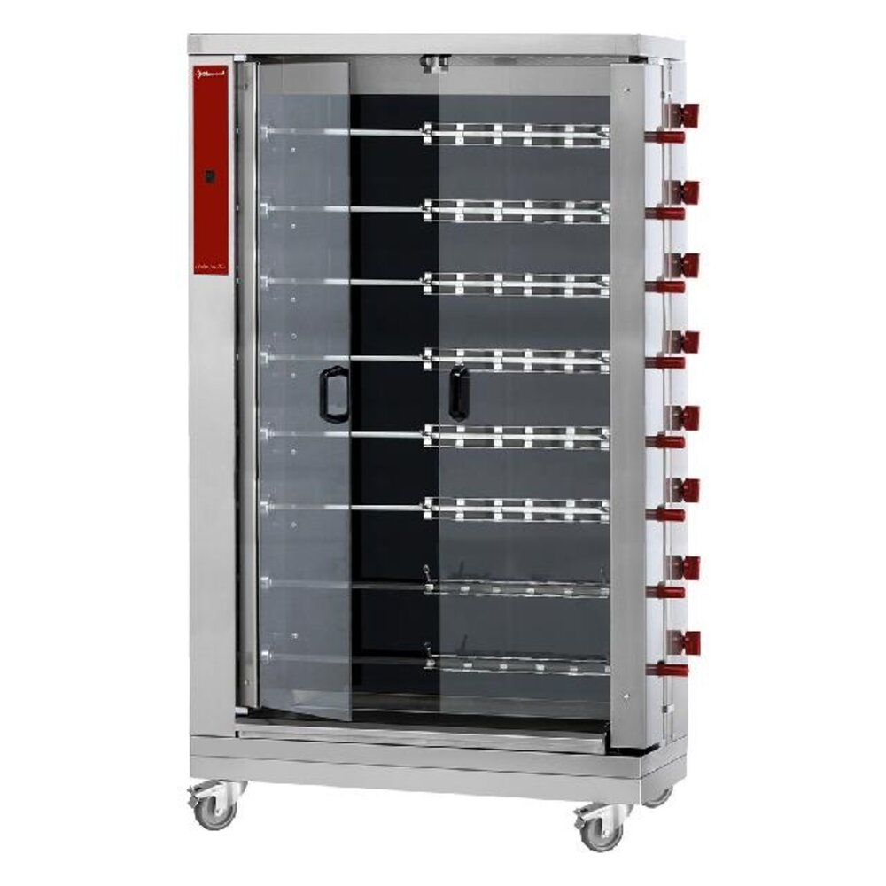 Diamond Vitroceramisch kippenspit, 8 spitten (48 kippen) | RVE/8C-CM Diamond Vitroceramisch kippenspit, 8 spitten (48 kippen) | RVE/8C-CM