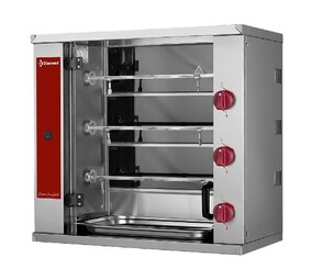 Diamond Small vitroceramisch kippenspit, 3 spitten (9 kippen) Diamond Small vitroceramisch kippenspit, 3 spitten (9 kippen)