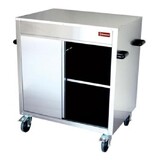 Diamond Neutrale kast, zwenkende kippengril, op wielen Diamond Neutrale kast, zwenkende kippengril, op wielen