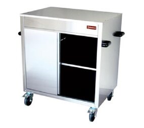 Diamond Neutrale kast, zwenkende kippengril, op wielen Diamond Neutrale kast, zwenkende kippengril, op wielen