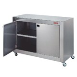 Diamond Onderkast in rvs, op wielen Diamond Onderkast in rvs, op wielen