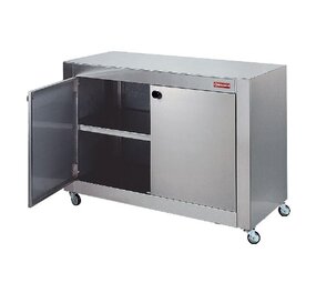 Diamond Onderkast in rvs, op wielen Diamond Onderkast in rvs, op wielen