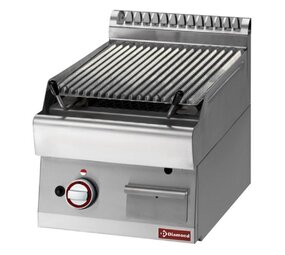Diamond Lavasteengrill - 1 2 module - bakrooster in gietijzer  double face Diamond Lavasteengrill - 1 2 module - bakrooster in gietijzer  double face