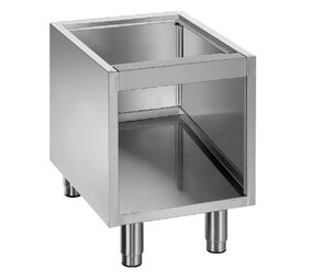 Diamond Open onderstel op verstelbare poten in r.v.s. Diamond Open onderstel op verstelbare poten in r.v.s.