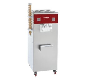 Diamond Soft ice-cream machine, 2 smaken + 1 mengsel, 30 kg u, luchtcond. Diamond Soft ice-cream machine, 2 smaken + 1 mengsel, 30 kg u, luchtcond.