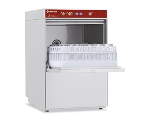 Diamond Glazenwasser, mand 400x400 mm   full-hygiène  , met doorlopende ontharder Diamond Glazenwasser, mand 400x400 mm   full-hygiène  , met doorlopende ontharder