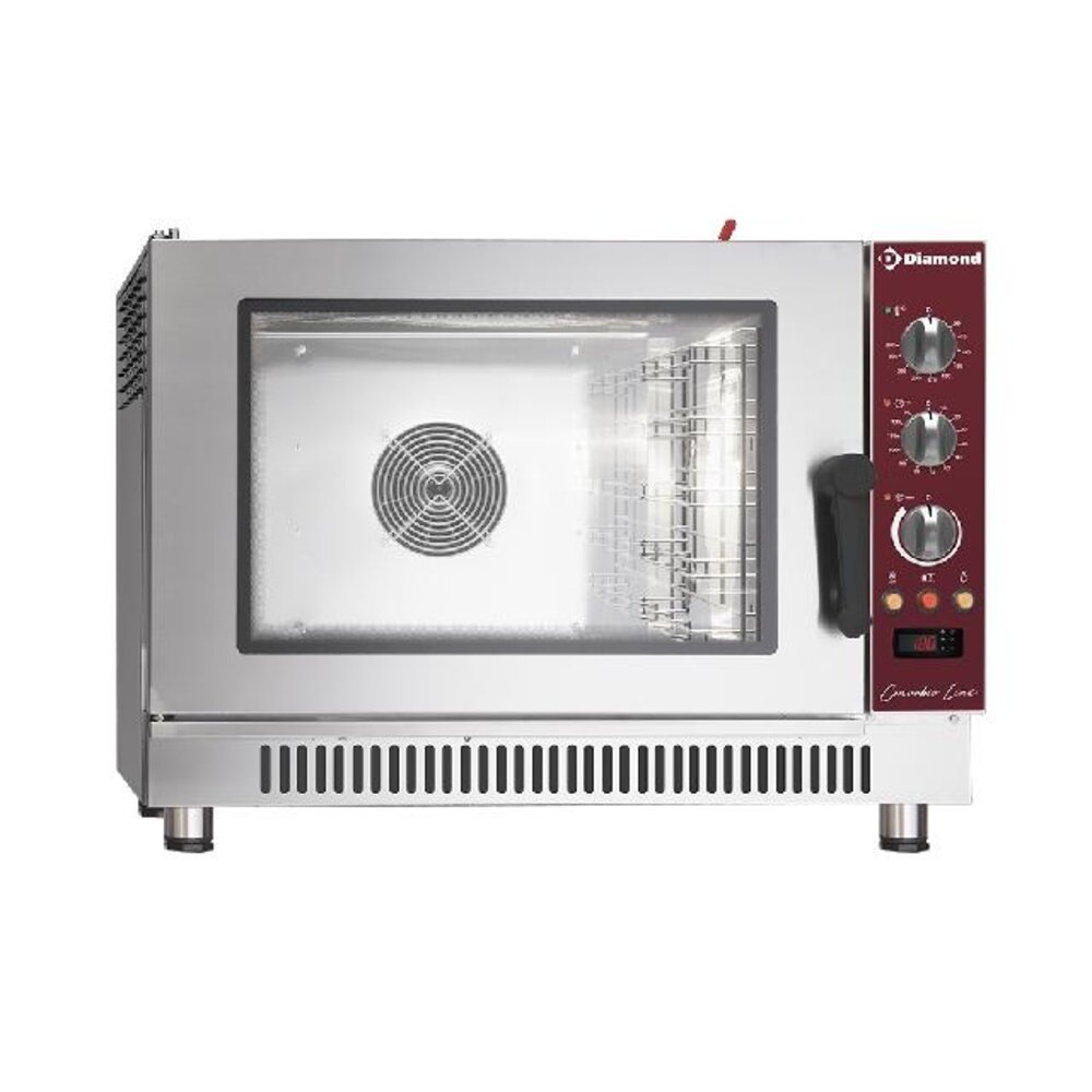 Diamond Convectie oven op gas, 5x en(gn) automatische bevochtiger | PFG-52/P