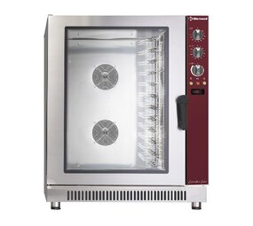 Diamond Convectie oven op gas, 12x en(gn) automatische bevochtiger