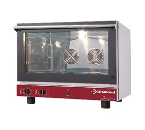 Diamond Elektrische convectieoven, 4x 600x400 mm + manuele bevochtiger