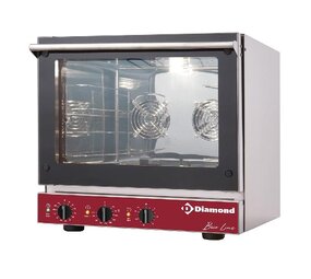Diamond Elektrische convectieoven, 4x 460x340 mm + salamander
