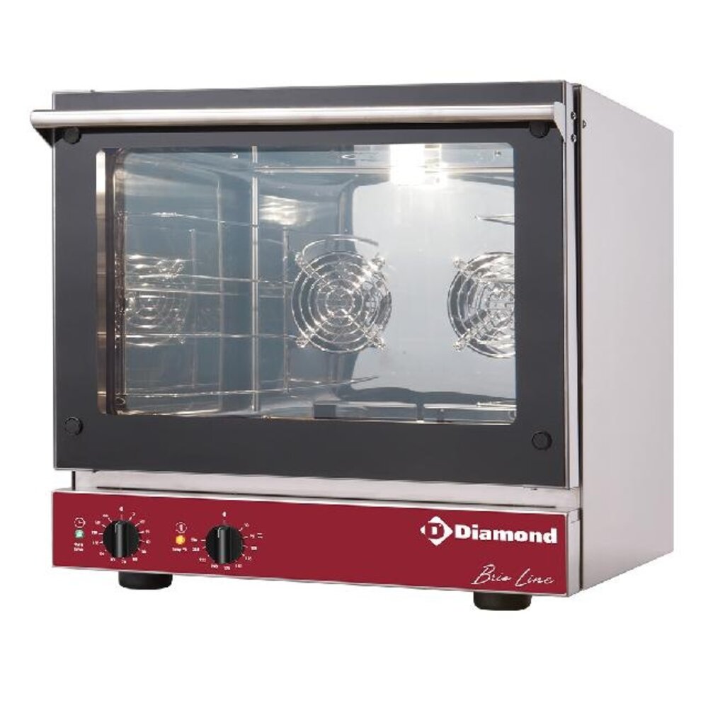 Diamond Elektrische convectieoven, 4x 460x340 mm | BRIO43/X-P Diamond Elektrische convectieoven, 4x 460x340 mm | BRIO43/X-P