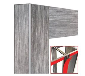 Diamond Deco knooppunt 2x530lt. lariks ashen - magnetisch Diamond Deco knooppunt 2x530lt. lariks ashen - magnetisch