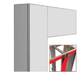 Diamond Deco knooppunt 2x530lt. wit mat - magnetisch