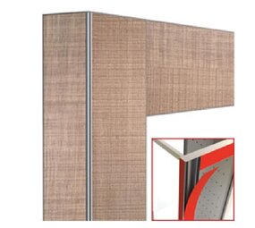 Diamond Deco vitrine 530lt. teak- magnetisch Diamond Deco vitrine 530lt. teak- magnetisch