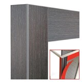 Diamond Deco vitrine 216lt. wenge hout loft- magnetisch