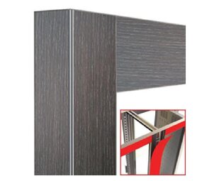 Diamond Deco knooppunt 2x216lt. wenge hout loft- magnetisch Diamond Deco knooppunt 2x216lt. wenge hout loft- magnetisch